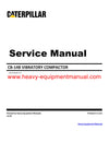 Caterpillar CB 14B VIBRATORY COMPACTOR Full Complete 473 Service Repair Manual PDF