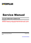 DOWNLOAD CATERPILLAR CB-214E VIBRATORY COMPACTOR SERVICE REPAIR MANUAL 214