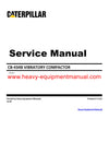 Caterpillar CB 434B VIBRATORY COMPACTOR Full Complete 6AL Service Repair Manual PDF