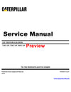 Caterpillar 12F MOTOR GRADER Full Complete Service Repair Manual 13K