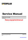 CATERPILLAR 345B II EXCAVATOR AGS SERVICE MANUAL 