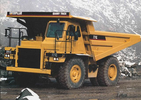 Download Caterpillar 771C Quarry Truck Parts Manual 3BJ