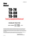 Komatsu Td-9h Bulldozer Service Manual SN P045501-P046274