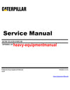 Caterpillar RTC60 Telehandler Repair Manual 5PF