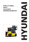 DOWNLOAD HYUNDAI 35 40 45D-9A,50DA-9A FORK LIFT-DIESEL PARTS MANUAL