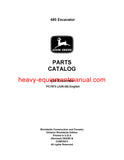 PC1973 - John Deere 490 Excavator Parts Manual