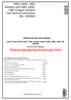 John Deere 540G, 640G, 740G, 548G, 648G, 748G Skidder Operation and Test Service Manual TM1599