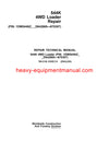 John Deere 544K, 4WD Wheel Loader Engine 6068HDW74 (T3) Service Repair Technical Manual TM12100