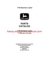 John Deere 710D Backhoe Loader Parts Catalog Manual PC2368