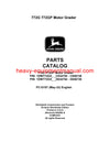 John Deere 772G 772GP Motor Grader Parts Manual PC10197