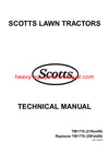 John Deere S1642 S1742 S2046 S2546 Lawn Tractor Service Repair Technical Manual TM1776