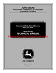 John Deere 7H17 7H19 Commercial Walk-Behind Mowers Model Technical Service Repair Manual TM2133