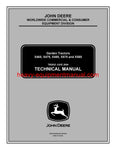 John Deere X465 X475 X485 X575 X585 Garden Tractor Service Manual TM2023