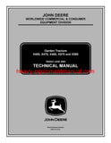 John Deere X465 X475 X485 X575 X585 Garden Tractor Service Manual TM2023