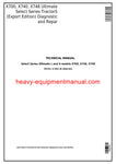 John Deere X700 X740 X748 Ultimate Select Series Tractor (Export Edition) Service Repair Manual TM2351