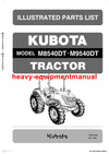 Download Kubota M8540 M9540 Tractor Parts Manual