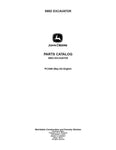 PC2268 - John Deere 595D Excavator Parts Manual