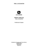 PC2326 - John Deere 790ELC Excavator Parts Manual