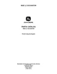 PC2412 - John Deere 992ELC Excavator Parts Manual