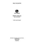 PC2561 - John Deere 200LC C Series Excavator Parts Manual