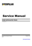 Download Caterpillar D250E ARTICULATED TRUCK Full Complete Service Repair Manual 5TN