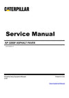 CATERPILLAR AP1000F ASPHALT PAVER SERVICE REPAIR AND PARTS MANUAL AC4