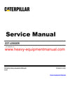 Caterpillar 227 LOGGER Full Complete Service Repair Manual 10W