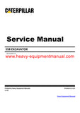 DOWNLOAD CATERPILLAR 558 EXCAVATOR SERVICE REPAIR MANUAL F5G