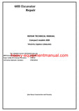 John Deere 60D Compact Excavator Technical Service Repair Manual TM10761