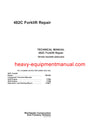 John Deere 482C forklift Service Repair Technical Manual TM1465