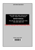 John Deere 5403 5600 5603 5605 5700 5705 Tractor South America Repair Service Manual TM8139