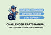 Challenger 9434 Three Section Grain Drill Parts Manual Instant Download