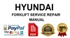 Hyundai 110/130/140/160D-7E Forklift Truck Workshop Service Repair Manual 