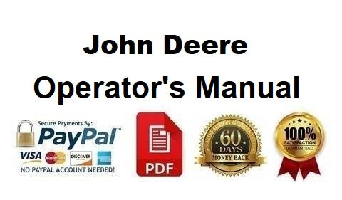 DOWNLOAD JOHN DEERE 444 P-tier, Gen-A 4WD Loader (OMT453604X019) Operator's Manual (PIN:1DW444PA_ _L_10283— )