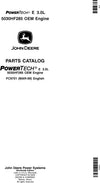 John Deere 3.0L, 5030HF285 POWERTECH™ E Engine Parts Manual PC9701