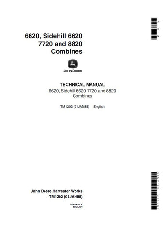 PDF John Deere 7720 Combine Service Repair Technical Manual TM1202