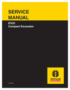 New Holland EH35 Compact Excavator Service Repair Manual 6-75740NA