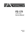 New Holland Fiat-Allis FD175 Crawler Tractor Service Repair Manual 60406572