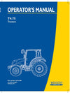 New Holland T4.75 Tractor Operator's Manual 84343400