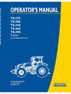 New Holland T8.275 T8.300 T8.330 T8.360 T8.390 Tractor Operator's Manual 84516821