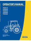 New Holland TD5010 TD5020 TD5030 TD5040 TD5050 Tractor Operator's Manual 84314489