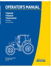 New Holland TS6020 TS6030 TS6030HC Tractor Operator's Manual 84497609